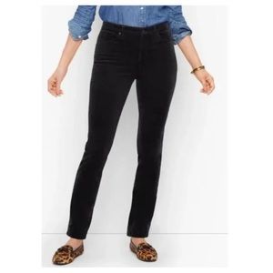 Talbots black flawless, five-pocket petite corduroy pants